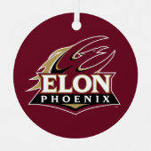 Elon Phoenix Metalen Ornament (Voorkant)