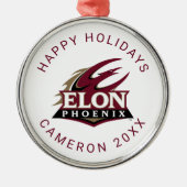 Elon Phoenix Metalen Ornament (Voorkant)
