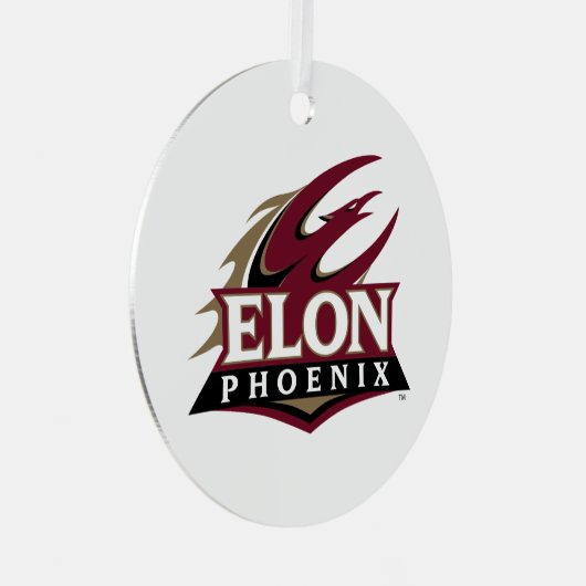 Elon Phoenix Metalen Ornament (Voorkant Rechts)