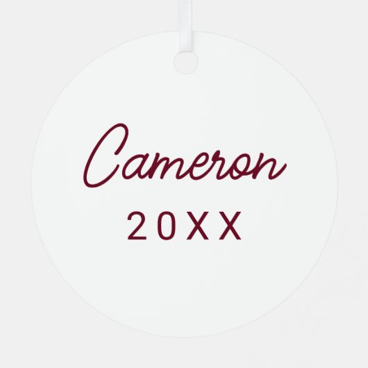 Elon Phoenix Metalen Ornament (Achterkant)