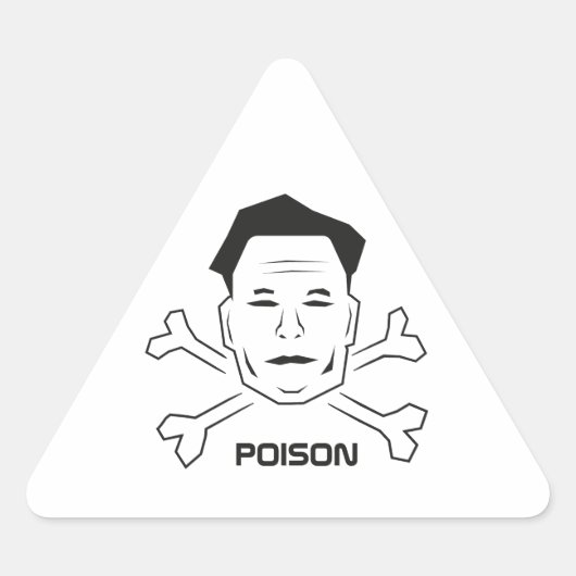 Elon Poison en Elon Musk Sticker (Voorkant)