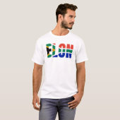 Elon | Supernerd uit Zuid-Zuid-Afrika — Colorful F T-shirt (Voorkant volledig)