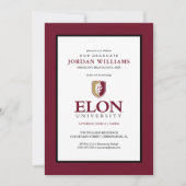 Elon Universiteit Aankondiging (Voorkant)