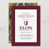 Elon Universiteit Aankondiging (Voorkant / Achterkant)