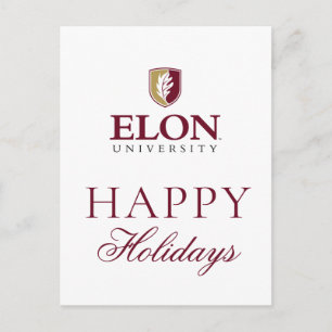 Elon Universiteit Feestdagenkaart