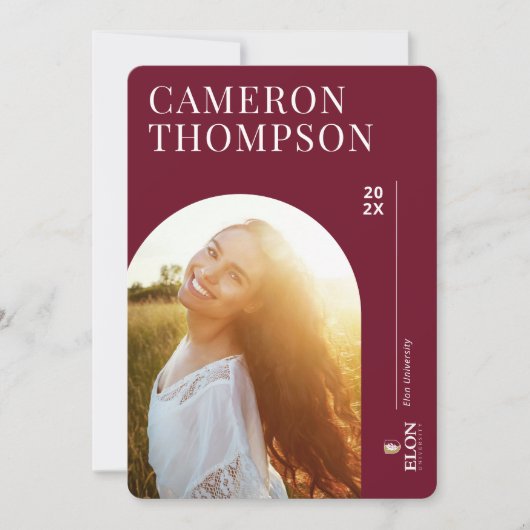 Elon Universiteit Kaart (Voorkant)