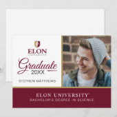 Elon Universiteit Kaart (Voorkant / Achterkant)