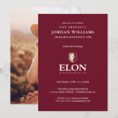 Elon University Afstuderen Aankondiging (Voorkant / Achterkant)