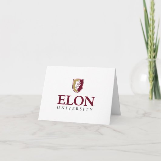 Elon University Afstuderen Bedankkaart (Voorkant)