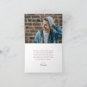 Elon University Afstuderen Bedankkaart (Binnen)