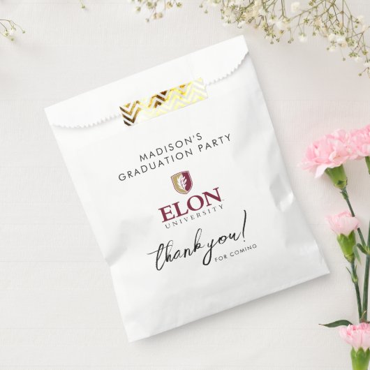 Elon University Afstuderen Bedankzakje (Gezegeld)