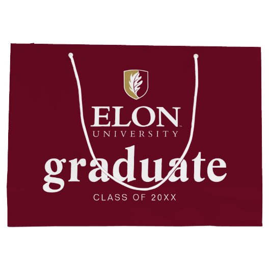 Elon University Afstuderen Groot Cadeauzakje (Achterkant)