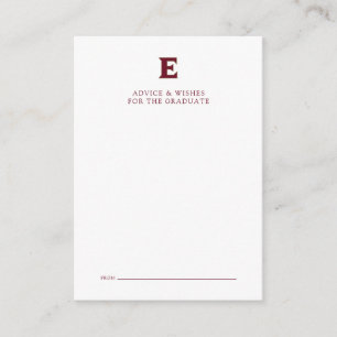 Elon University Afstuderen Notitiekaartje