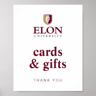 Elon University Afstuderen Poster