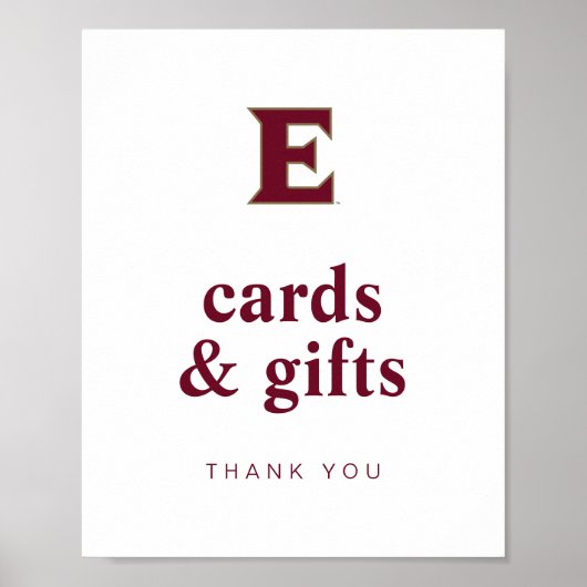 Elon University Afstuderen Poster (Voorkant)