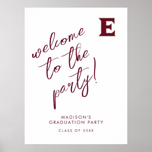 Elon University Afstuderen Poster (Voorkant)