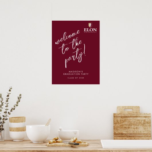 Elon University Afstuderen Poster (Keuken)
