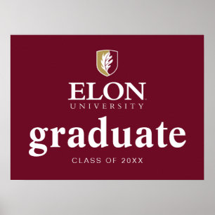 Elon University Afstuderen Poster