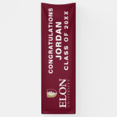 Elon University Afstuderen Spandoek (Verticaal)