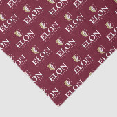 Elon University Afstuderen Tissuepapier (Detail)