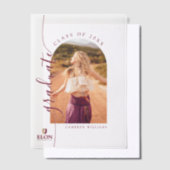 Elon University Afstuderen Vellum Uitnodigingen (Offset)