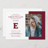 Elon University E Aankondiging (Voorkant / Achterkant)