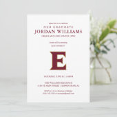 Elon University E Aankondiging (Staand voorkant)