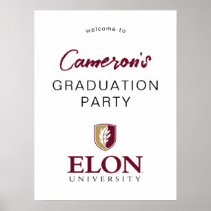 Elon University E   Afgestudeerd Poster