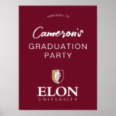 Elon University E | Afgestudeerd Poster (Voorkant)
