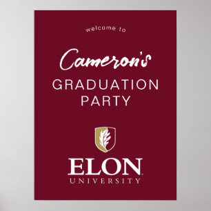Elon University E   Afgestudeerd Poster