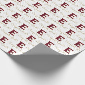 Elon University E | Gefeliciteerd Afstudeerder! Cadeaupapier (Hoek)