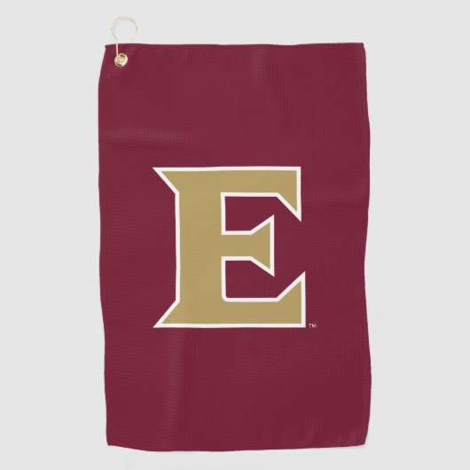 Elon University E Golfhanddoek (Voorkant)