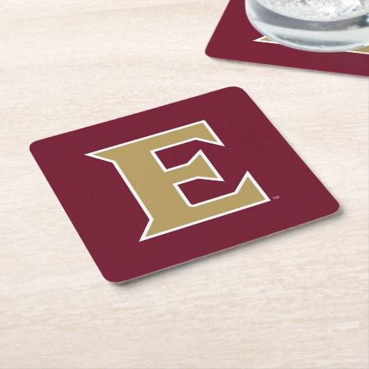 Elon University E Kartonnen Onderzetters (Schuin)