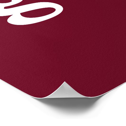 Elon University E | Klasse van 2OXX Poster (Hoek)