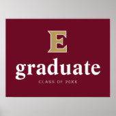 Elon University E | Klasse van 2OXX Poster (Voorkant)