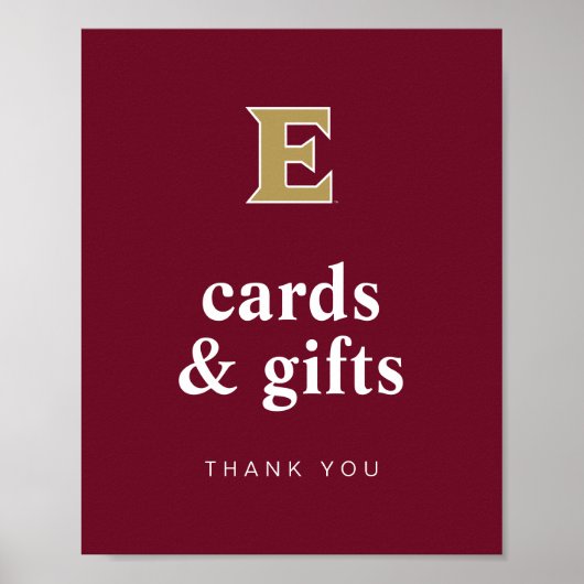 Elon University E | Klasse van 2OXX Poster (Voorkant)