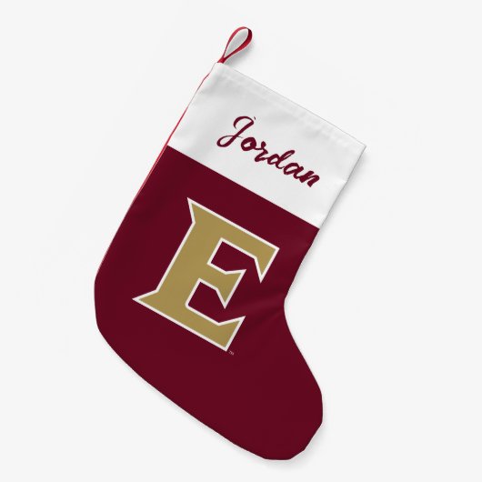 Elon University E Kleine Kerstsok (Voorkant (Hangend))