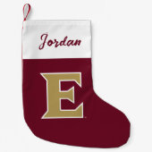 Elon University E Kleine Kerstsok (Voorkant)