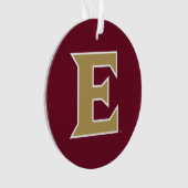 Elon University E Ornament (voorkant)