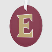 Elon University E Ornament (voorkant)