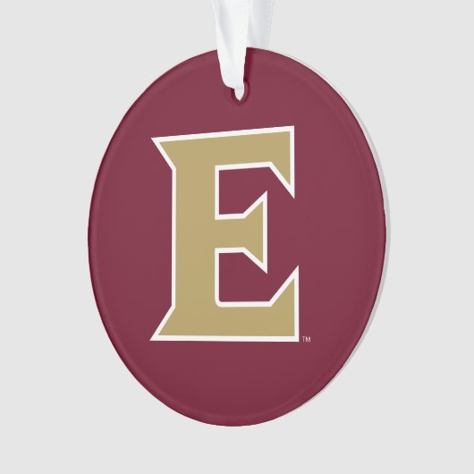 Elon University E Ornament (voorkant)
