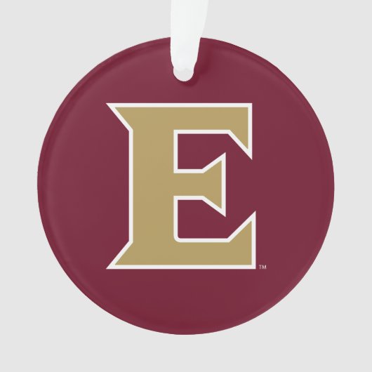 Elon University E Ornament (voorkant)
