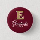 Elon University E Ronde Button 3,2 Cm (Voorkant)