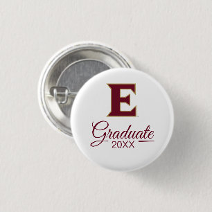 Elon University E Ronde Button 3,2 Cm