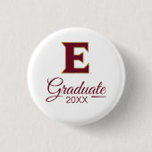Elon University E Ronde Button 3,2 Cm (Voorkant)