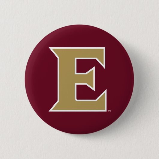Elon University E Ronde Button 5,7 Cm (Voorkant)