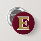 Elon University E Ronde Button 5,7 Cm (Voorkant /achterkant)