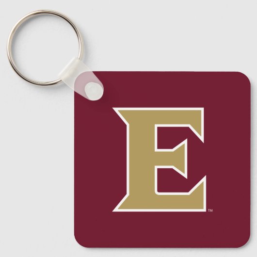 Elon University E Sleutelhanger (Voorkant)
