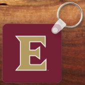Elon University E Sleutelhanger (Achterkant)