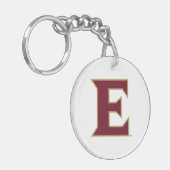 Elon University E Sleutelhanger (Voorkant Links)